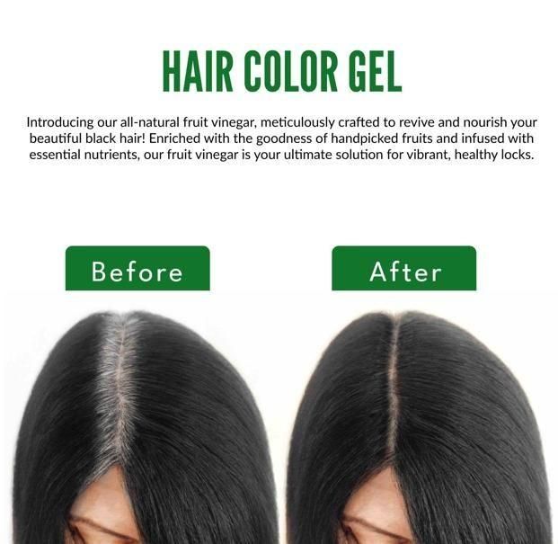 Hair Color Gel – 100% Gray Hair Coverage for men and women (125ML × Pack of 2)