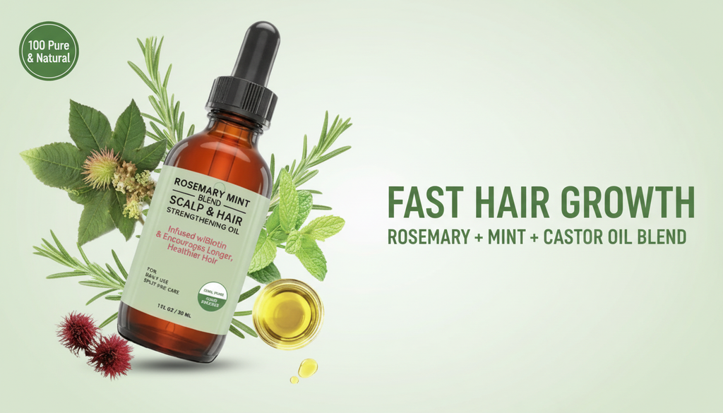 Original Rosemary Mint Scalp & Hair Strengthening Oil (Combo)